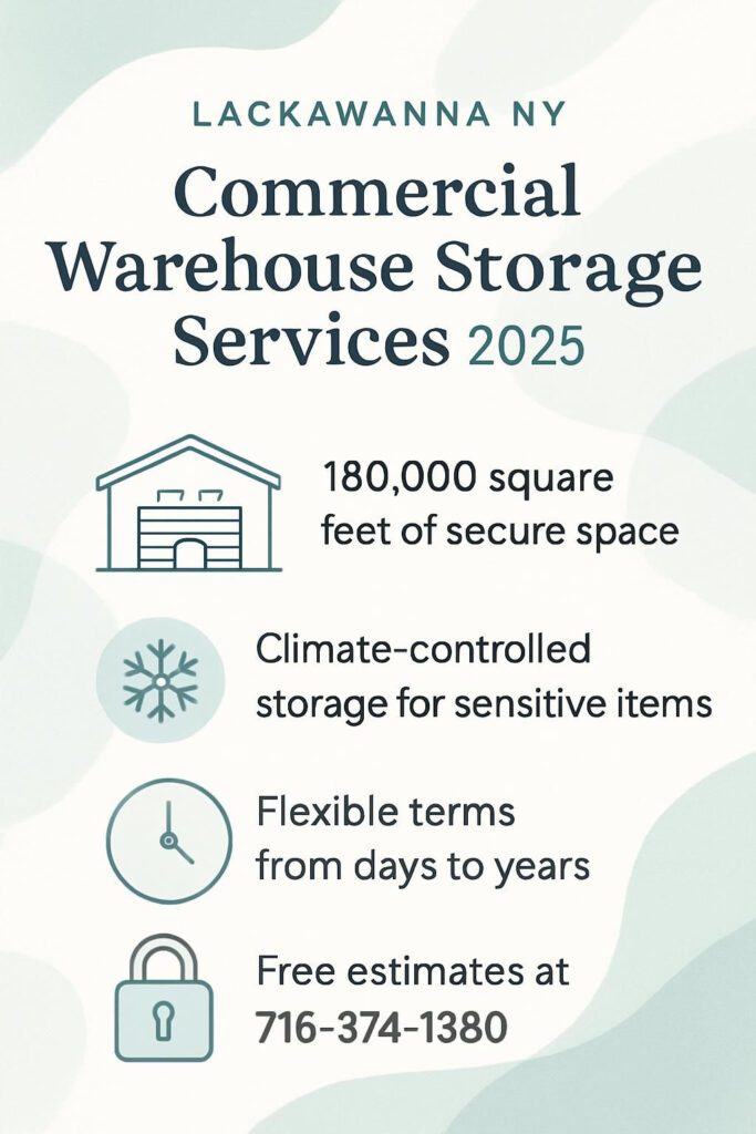 LACKAWANNA NY - Commercial Warehouse Storage Services 2025