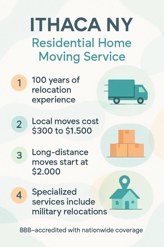 ITHACA NY - Residential Home Moving Service