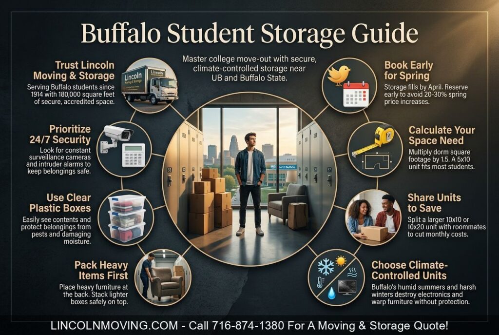 Buffalo Student Storage: Storage Near UB/Buffalo State Campus - Call 716-874-1380