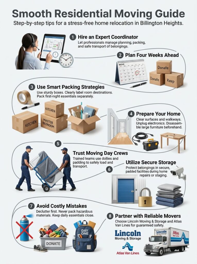 Residential Movers in Billington Heights, NY - Call 716-874-1380