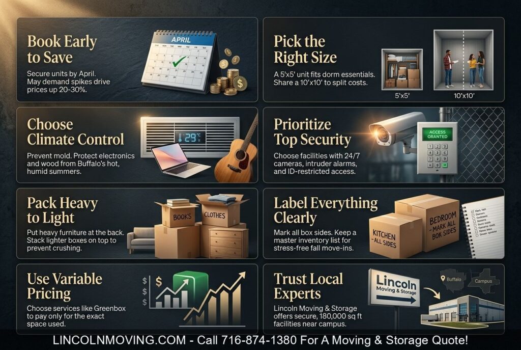 Student Storage in Buffalo: Summer Break Storage Near Campus (UB/Buffalo State Focus)