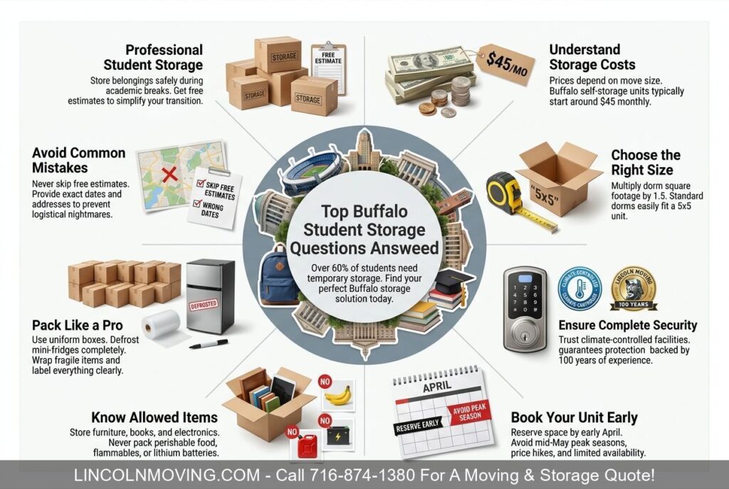 Top 8 Questions About Buffalo Student Storage - Call 716-874-1380