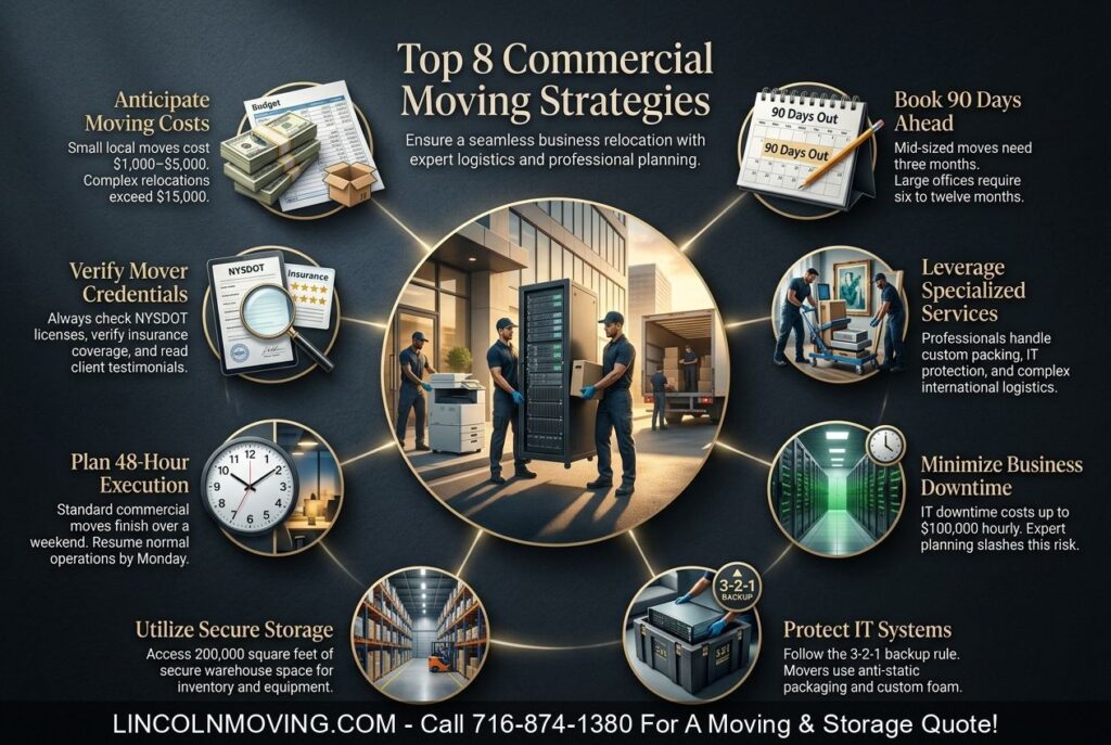 Top 8 Questions About Commercial Movers in Orchard Park NY - Call 716-874-1380