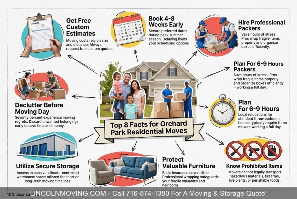 Top 8 Questions About Orchard Park NY Residential Movers - Call 716-874-1380