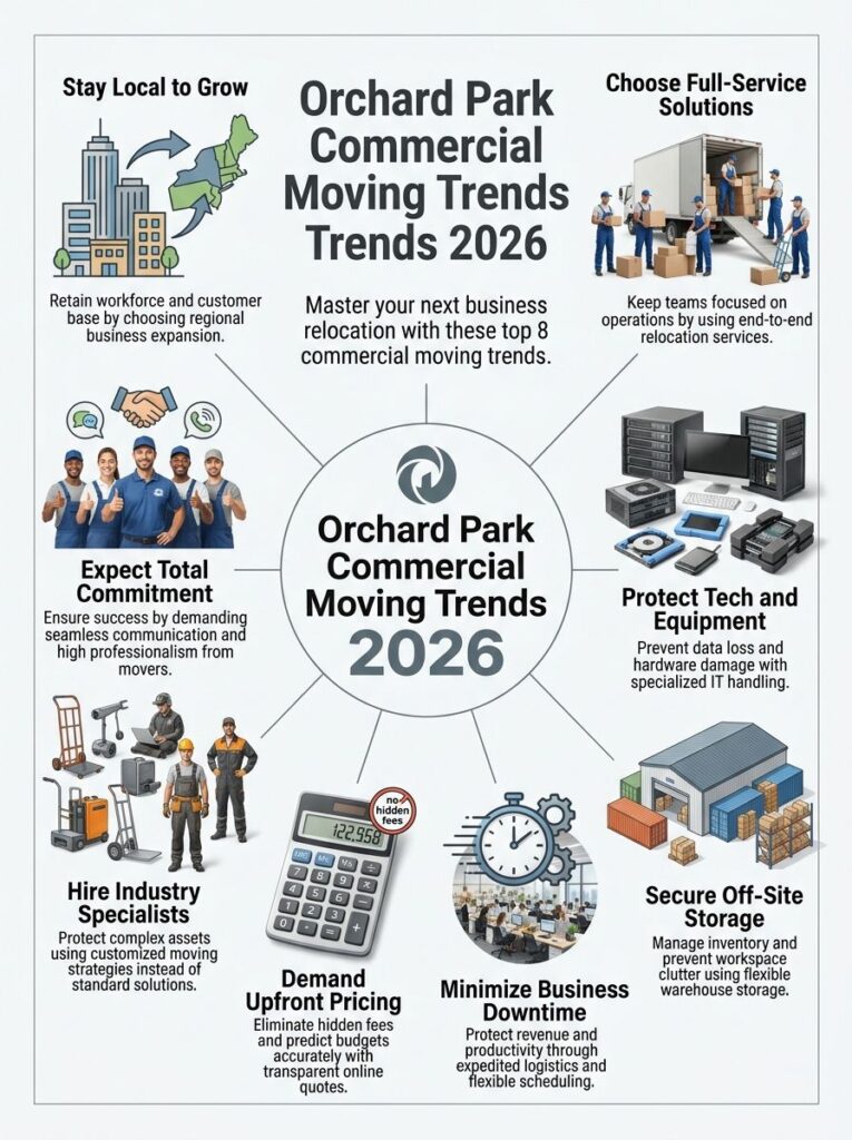 ORCHARD PARK NY - Commercial Movers Trend Report 2026 - Call 716-874-1380