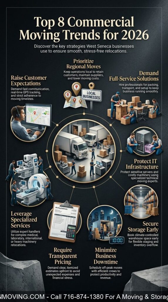 WEST SENECA NY - Commercial Movers Trend Report 2026 - Call 716-874-1380