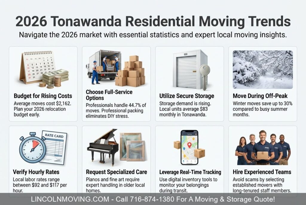 TONAWANDA NY – Residential Movers Trend Report 2026 - Call 716-874-1380