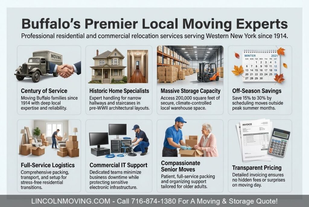 Local Movers Buffalo NY | Residential & Commercial Local Moving - Call 716-874-1380