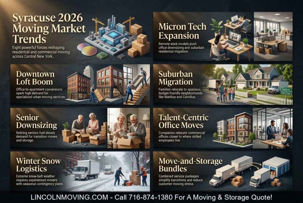 Local Movers Syracuse NY | Residential & Commercial Local Moving Company Trend Report - Call 716-874-1380