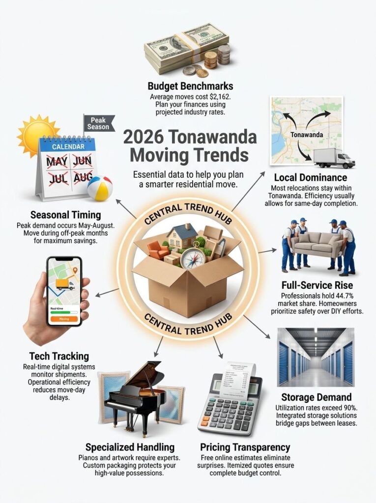 TONAWANDA NY – Residential Movers Trend Report 2026 - Call 716-874-1380