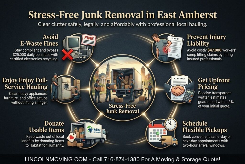 Junk Removal & Hauling In EAST AMHERST NY - Call 716-874-1380