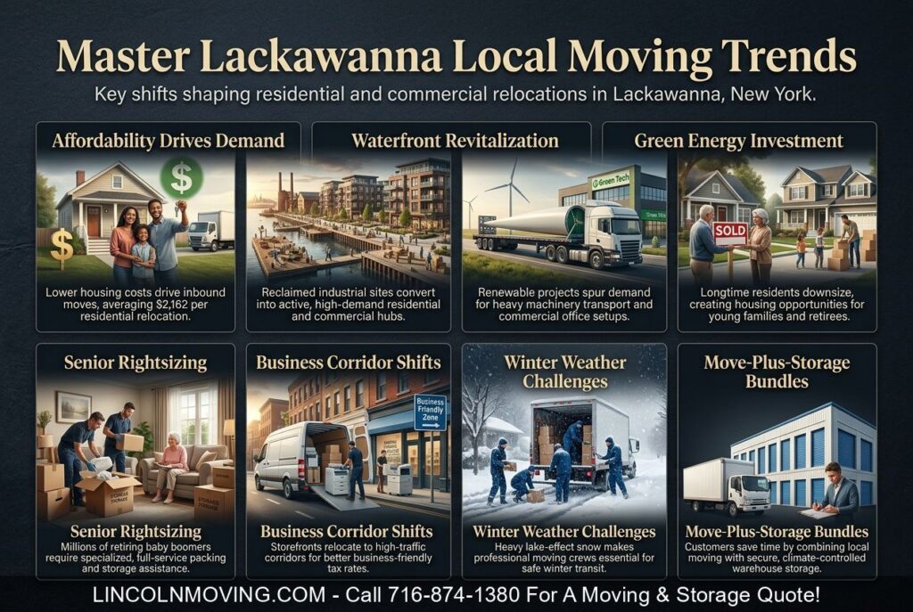Local Movers LACKAWANNA NY | Residential & Commercial Local Moving Company Trend Report - Call 716-874-1380