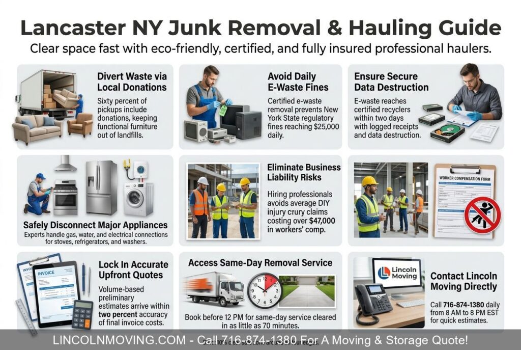 Junk Removal & Hauling In LANCASTER NY - Call 716-874-1380