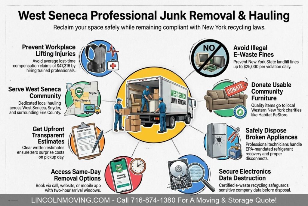 Junk Removal & Hauling In WEST SENECA NY - Call 716-874-1380