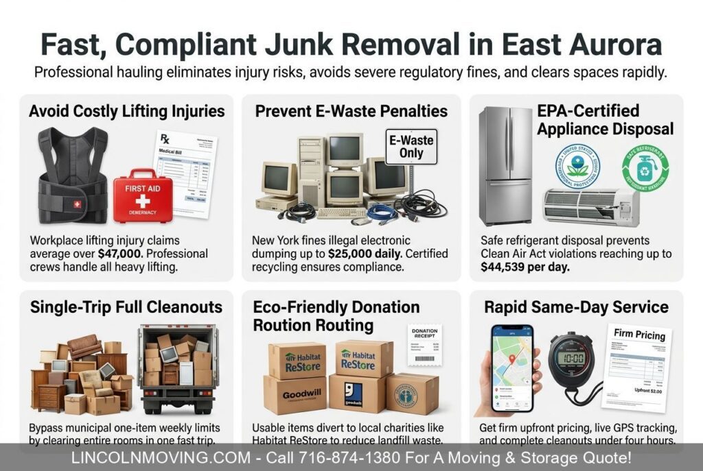 Junk Removal & Junk Disposal Hauling In EAST AURORA NY